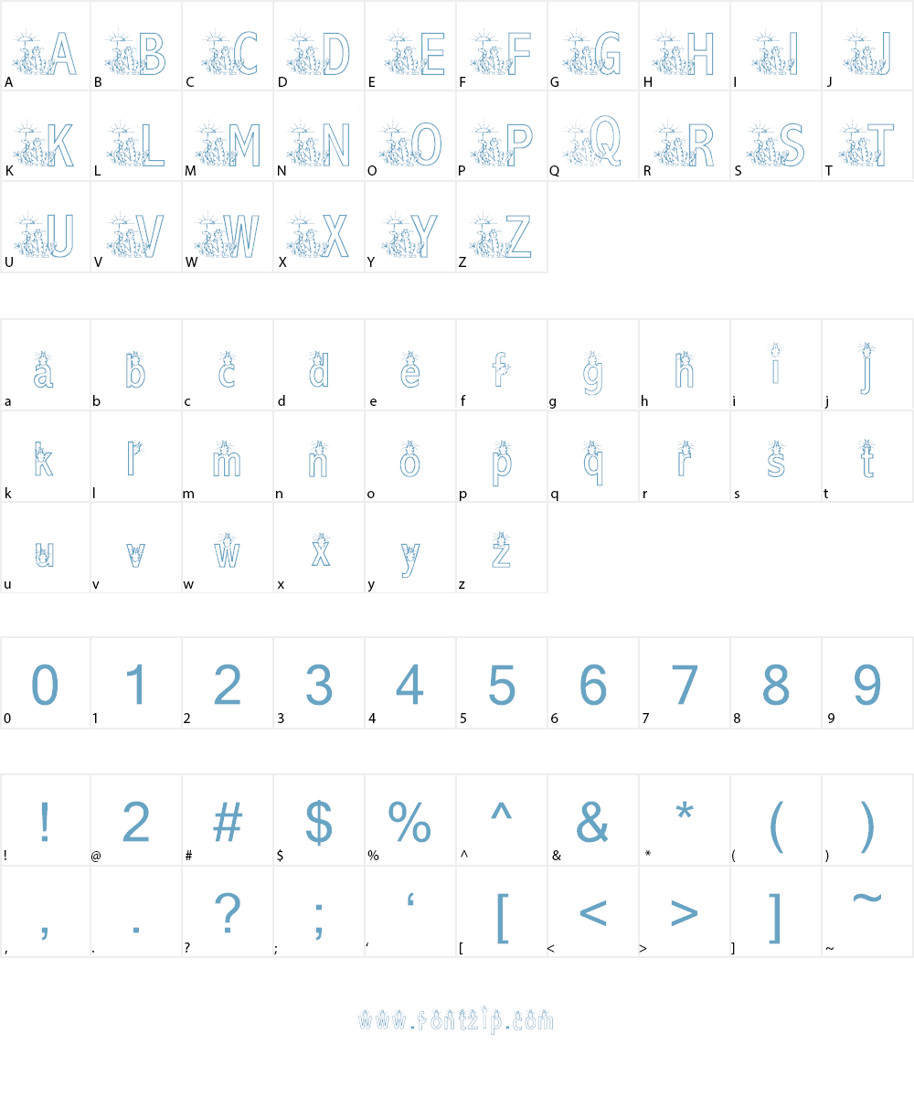 KG MEOW2 Font Character